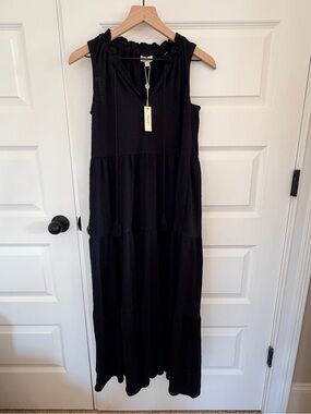 NWT max studio black maxi dress